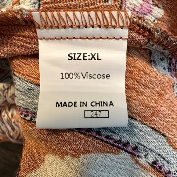 Tori Lynn & Co Flowy Boutique Shirt Size XL‎ - Picture 6 of 9